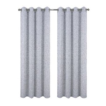 100% Polyester 140 GSM Lava Jacquard Grommet Curtain Panel