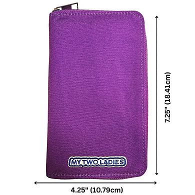 Blue Silk Ultimate Sweater Set Ebony Circular Knitting Needles 8 Sizes w/custom case