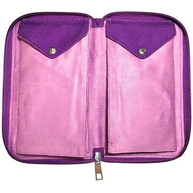 Blue Silk Ultimate Sweater Set Ebony Circular Knitting Needles 8 Sizes w/custom case