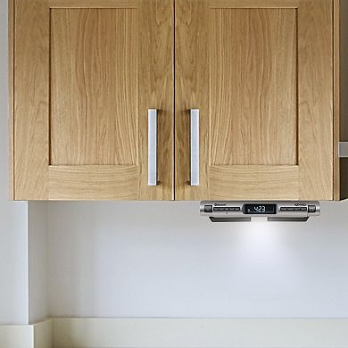 Jensen JAS‑725 Under‑Cabinet Bluetooth Music System with Alexa Voice Control