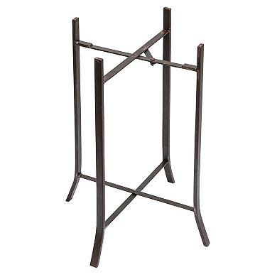 Hello Honey Round Metal Planters on Stands, Set of 2