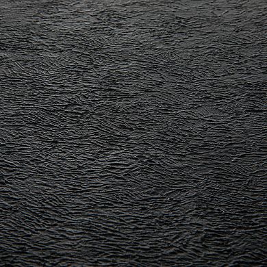 Hello Honey Magnesium Oxide Pedestal Side Table, Black