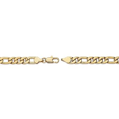 Men's Gold Ion-Plated Figaro-Link 6.5 mm Chain Necklace 22"