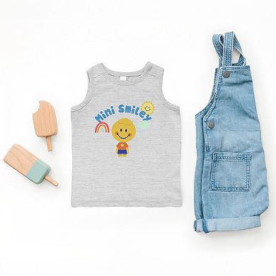 The Juniper Shop Mini Smiley Rainbow Cloud Lumi Toddler Tank