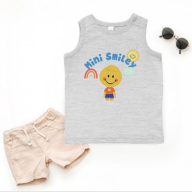 The Juniper Shop Mini Smiley Rainbow Cloud Lumi Toddler Tank