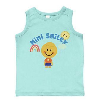 The Juniper Shop Mini Smiley Rainbow Cloud Lumi Toddler Tank