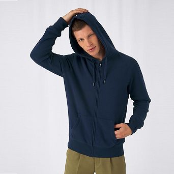 B&C Mens Full Zip Hoodie
