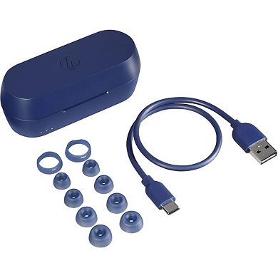 Audio-Technica ATH-CKS5TW Blue Solid Bass Wireless In-Ear Headphones