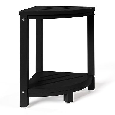 HDPE Plastic Waterproof Shower Corner Bench