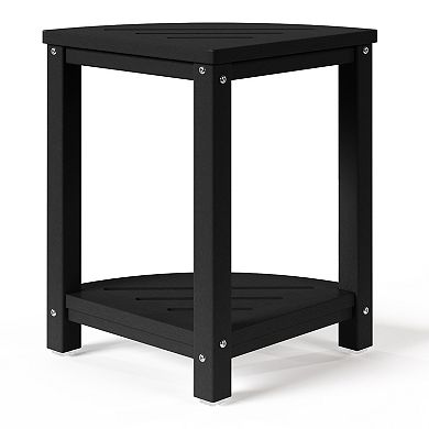 HDPE Plastic Waterproof Shower Corner Bench