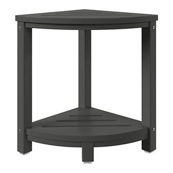 HDPE Plastic Waterproof Shower Corner Bench
