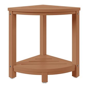 HDPE Plastic Waterproof Shower Corner Bench