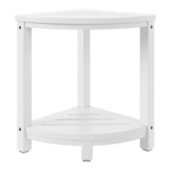 HDPE Plastic Waterproof Shower Corner Bench
