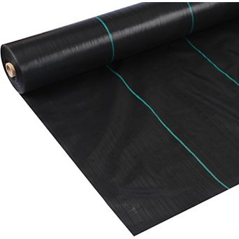 4x100FT Heavy Duty 3.2oz Weed Barrier Landscape Fabric,Woven Driveway Garden Cloth for Ground Cover