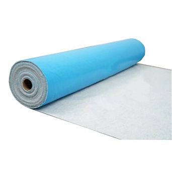 40"x168' Blue Temporary Floor Protection Roll 560sqft Tear-Resistant PP Film for Construction