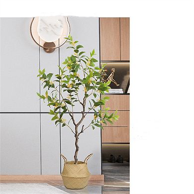 Artificial Osmanthus Tree Realistic Fake Osmanthus Flower Tree with Branches Bonsai Home Decor