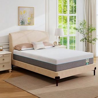Maxspeed 12 Inch 6 Layer Memory Foam Mattress Medium Firm Cooling Gel Support