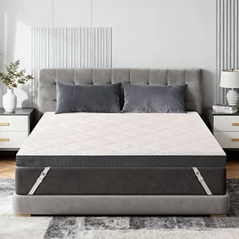 Maxspeed 3-Inch Firm Mattress Topper, High Density Foam with Breathable Washable Cover