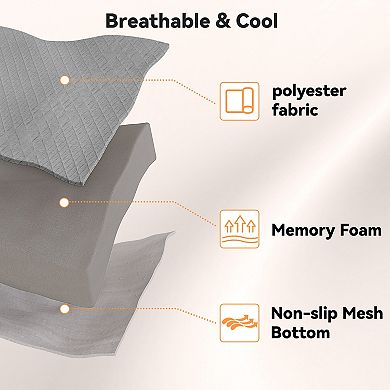 Maxspeed Extra Firm Memory Foam Mattress Topper with Non-Slip Design
