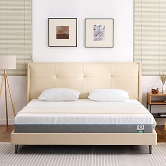 Maxspeed Gel Memory Foam Mattress, Medium Firm Mattress for Cool Sleep & Back Pain Relief