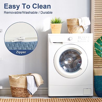 Maxspeed Extra Firm Memory Foam Mattress Topper with Removable Cover