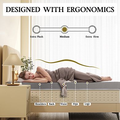 Maxspeed 3-Inch Extra Firm High-Density Foam Mattress Topper with Washable Cover