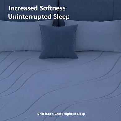 Maxspeed Ultra Firm Memory Foam Mattress Topper with Removable Washable Cover