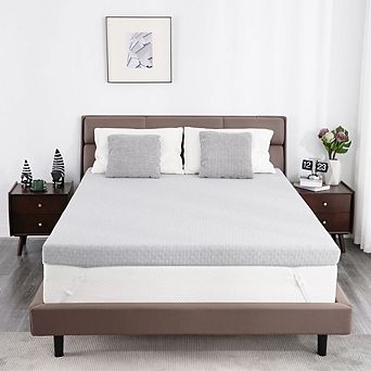 Maxspeed 3" Firm to Extra Firm Memory Foam Mattress Topper with Cooling Gel