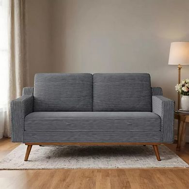 Maxspeed 65.4" Loveseat Sofa, Loveseat for Living Room, Modern Small Couch with Spring Cushions