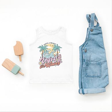 Life's A Beach Wave - Toddler Graphic Tank