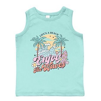 Life's A Beach Wave - Toddler Graphic Tank
