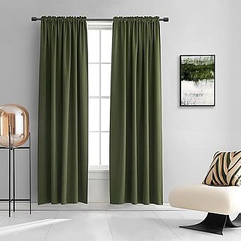 Blackout Curtains with Thermal Insulation for Bedroom and Guest Room