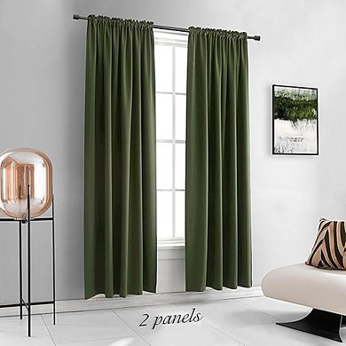 Blackout Curtains with Thermal Insulation for Bedroom and Guest Room