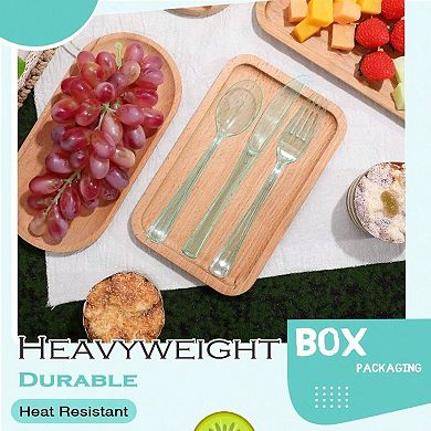 150 Piece Disposable Cutlery Set 50 Forks 50 Knives 50 Spoons for Parties