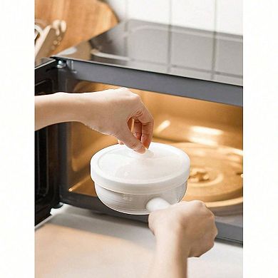 Silicone Lidded Soup Bowls Microwave & Oven Safe, Dishwasher Safe, Stackable