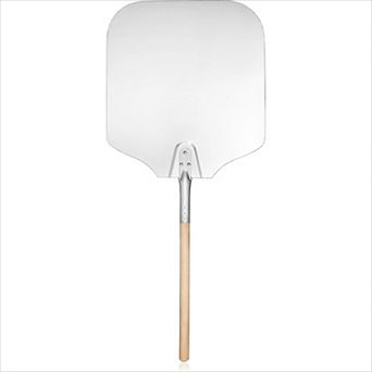 Aluminum Pizza Peel 36 Inch Total, 16x18 Inch Blade with Long Wood Handle