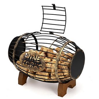 Metal Wine Cork Holder: Rustic Home Decor, Holds 100+ Corks, Ideal Gift Idea