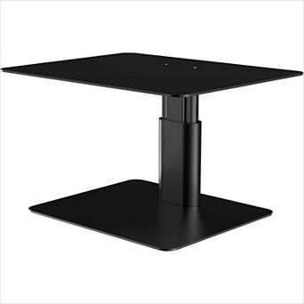 Metal Monitor Stand Adjustable, Black Desktop Riser for PC/Laptop/TV Displays