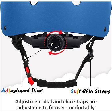 Adjustable Multi-Sport Youth Bike Helmet, Lightweight for Ages 5-14