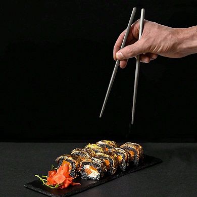 Magnetic Titanium Chopsticks - Portable, Durable, Eco-friendly, Ideal for Travel, Camping, Cooking