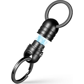 ZUQIETA Magnetic Quick Release Keychain - Detachable Connector Key Ring for Men & Women