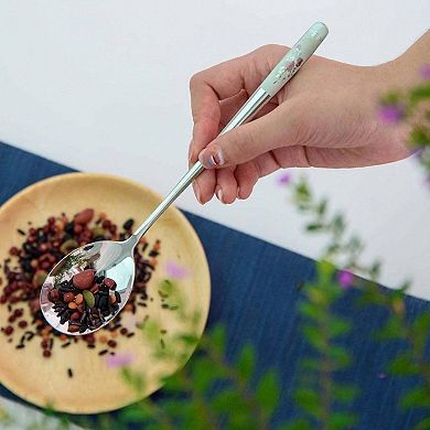 Stainless Steel Chopsticks and Spoon Set, 3 Different Patterns, 33 Pieces