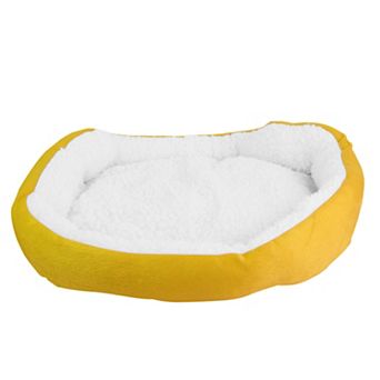 Warm Plush Dog Bed Cozy Nest Cushion