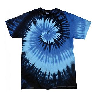 Colortone Womens/Ladies Rainbow Tie-Dye Short Sleeve Heavyweight T-Shirt