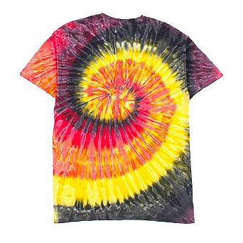 Colortone Womens/Ladies Rainbow Tie-Dye Short Sleeve Heavyweight T-Shirt