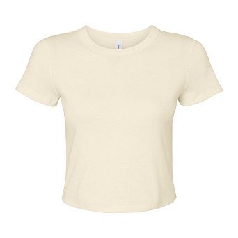 Bella + Canvas Womens/Ladies Baby Micro-Rib T-Shirt