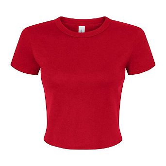 Bella + Canvas Womens/Ladies Baby Micro-Rib T-Shirt