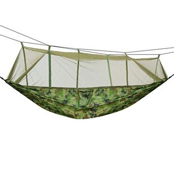 2-Person Camping Hammock with Mosquito Net 600lbs Capacity