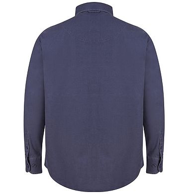 Front Row Mens Pull Over Cotton Drill Shirt