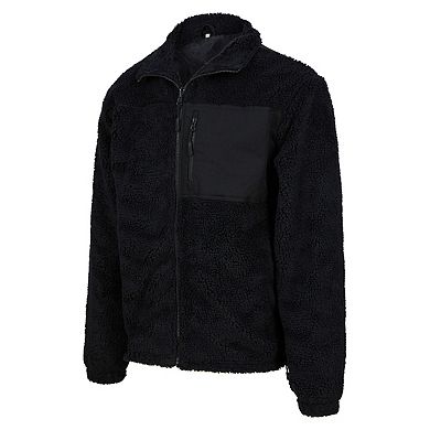 Front Row Mens Sherpa Fleece Jacket